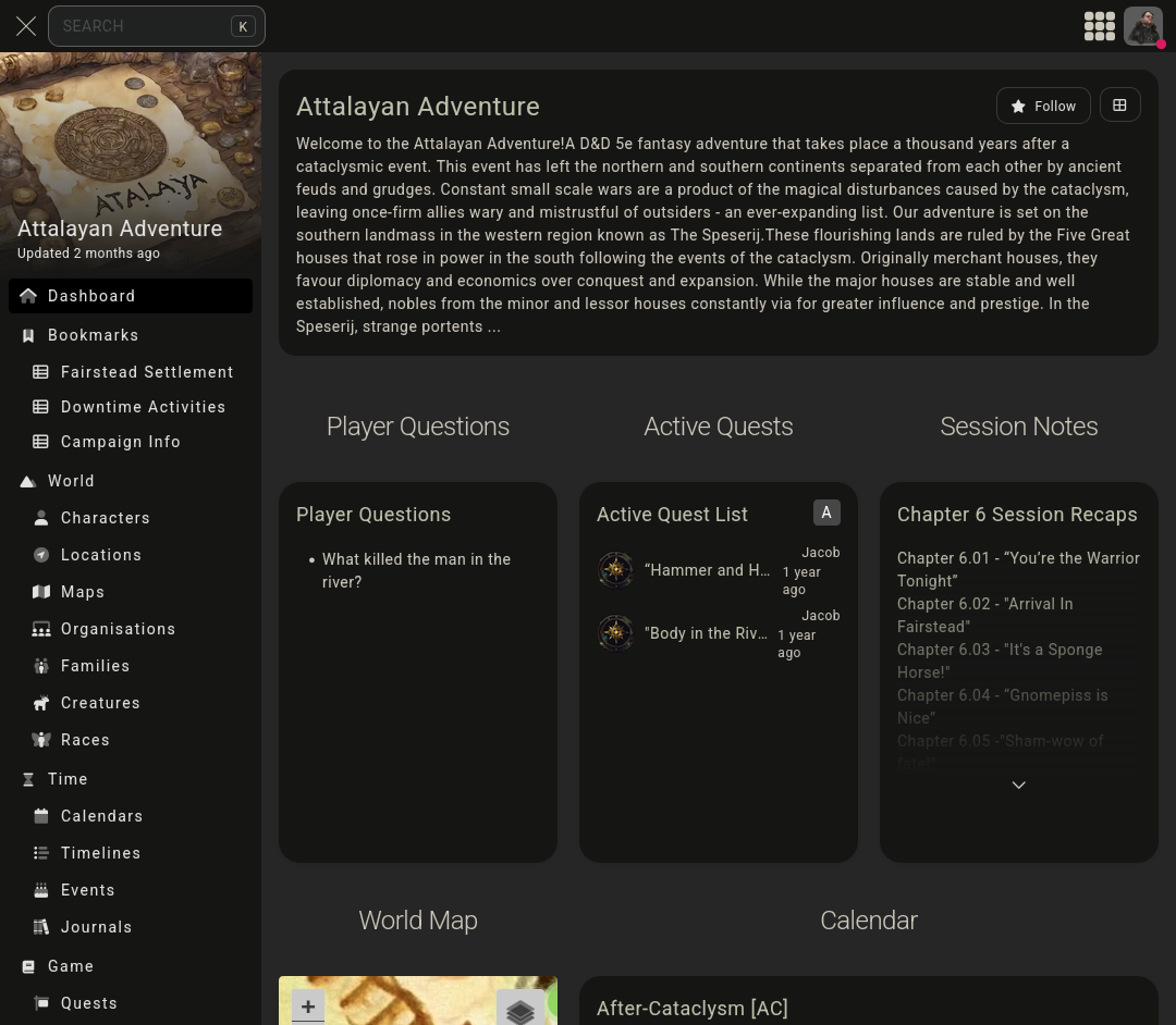 Campaign dashboard
